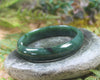 Bangle carved from Hapopo Pounamu - NZ Greenstone