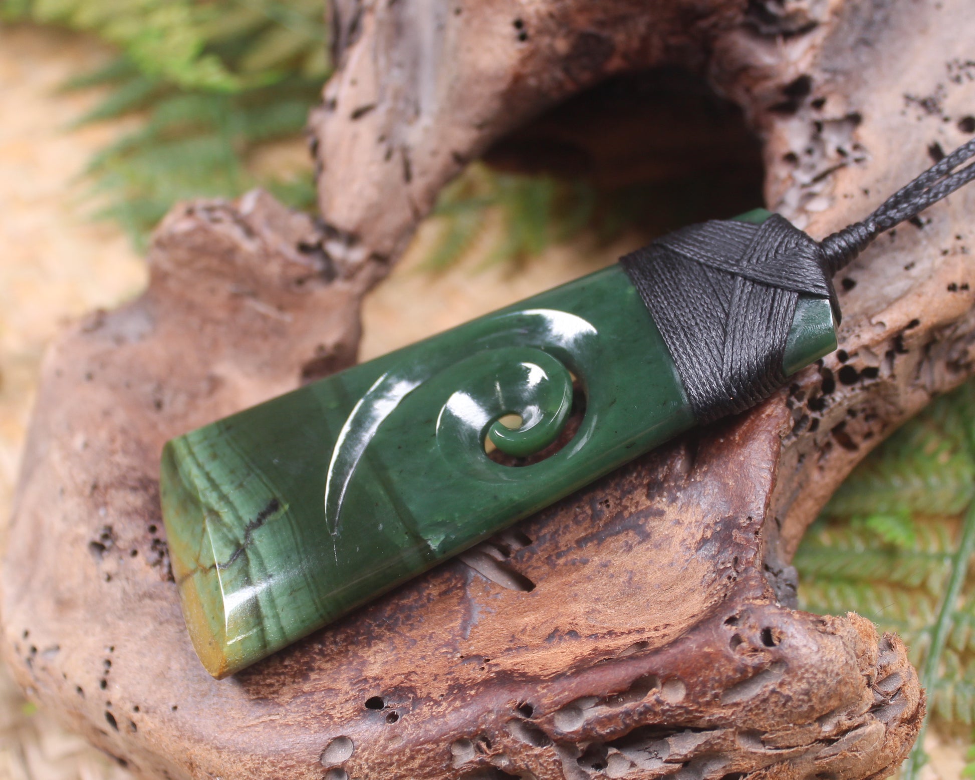 Toki with Koru pendant