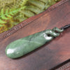 Hapopo Pounamu Roimata Pendant - NZ Greenstone