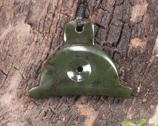 Rimu pounamu dog whistle
