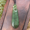 Hapopo Pounamu Roimata Pendant - NZ Greenstone