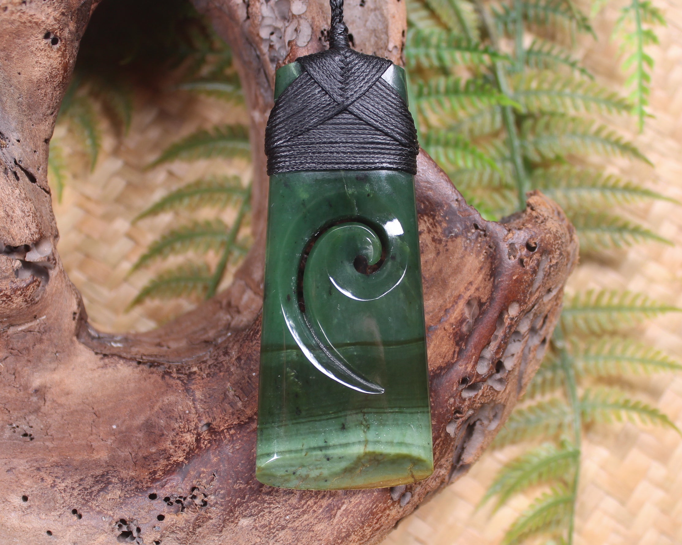 Toki with Koru pendant