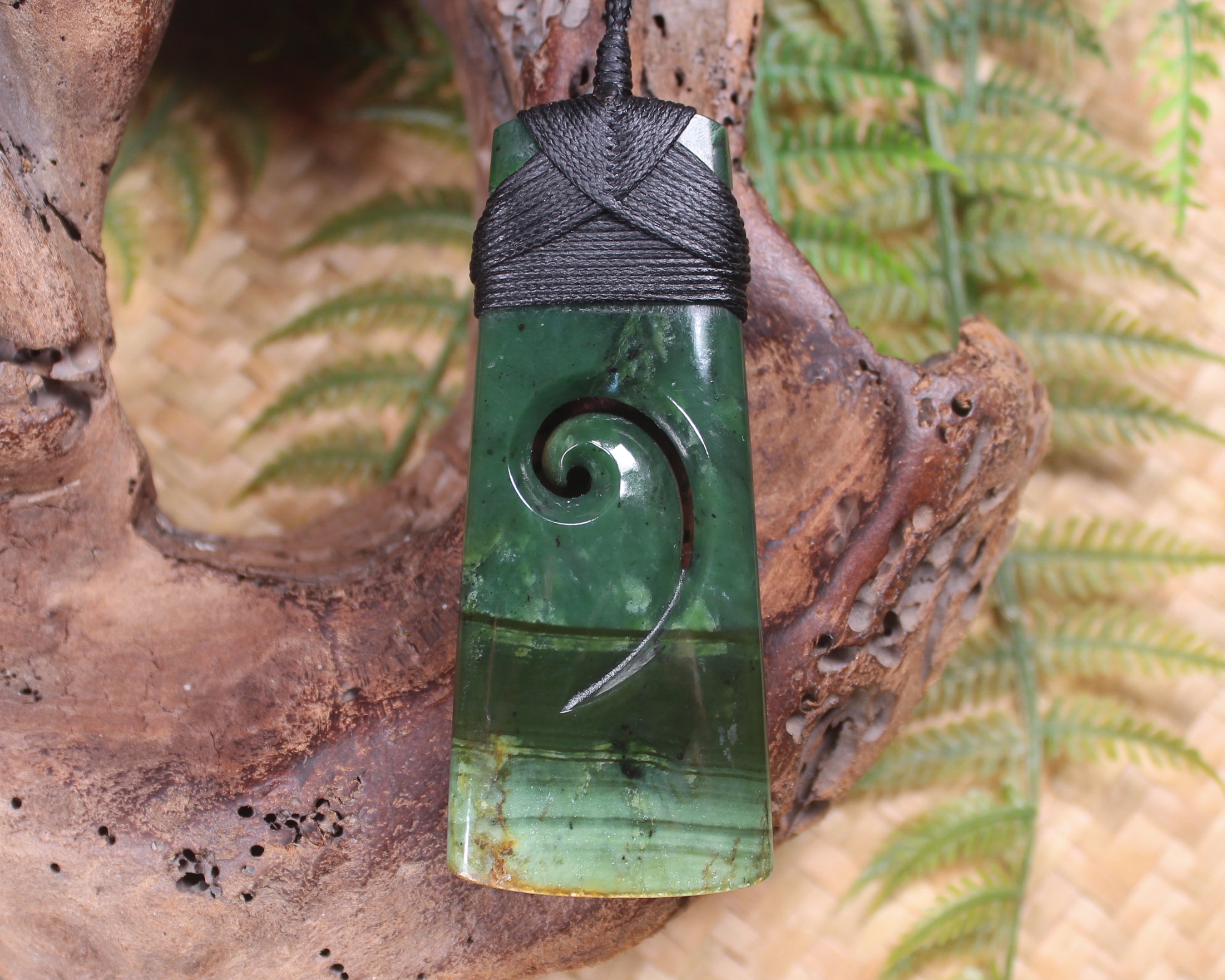 Toki with Koru pendant