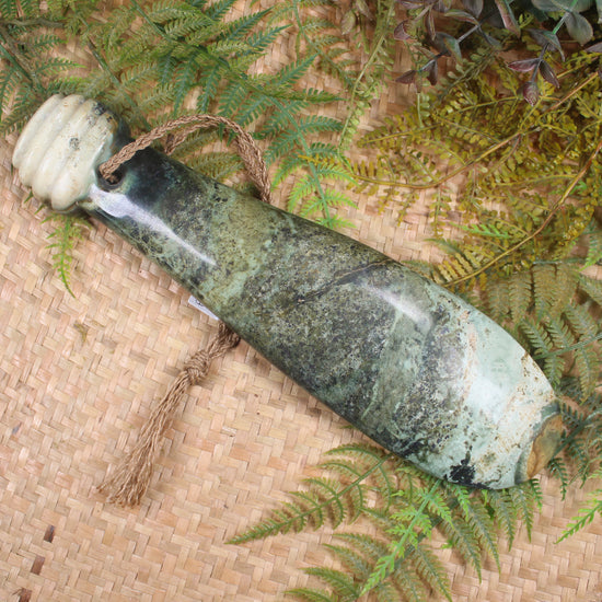 Mere carved from Serpentine Pounamu - NZ Greenstone