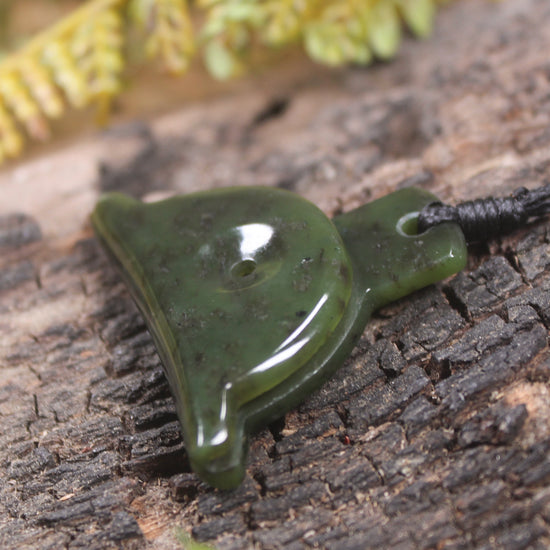 Rimu pounamu dog whistle