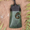 Hapopo Pounamu Toki with Koru