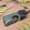 Hapopo Pounamu Toki with Koru