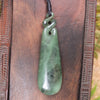 Hapopo Pounamu Roimata Pendant - NZ Greenstone