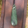 Hapopo Pounamu Roimata Pendant - NZ Greenstone