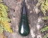 Kawakawa Pounamu Roimata Pendant - NZ Greenstone