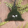 Dog Whistle carved from Kawakawa Pounamu - NZ Greenstone