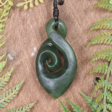 Hapopo Pounamu Twist- NZ Greenstone