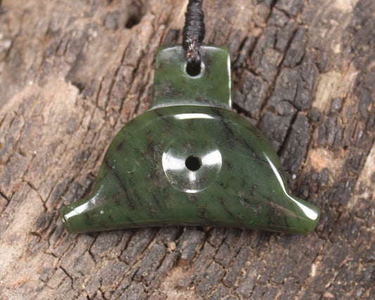 Rimu pounamu dog whistle
