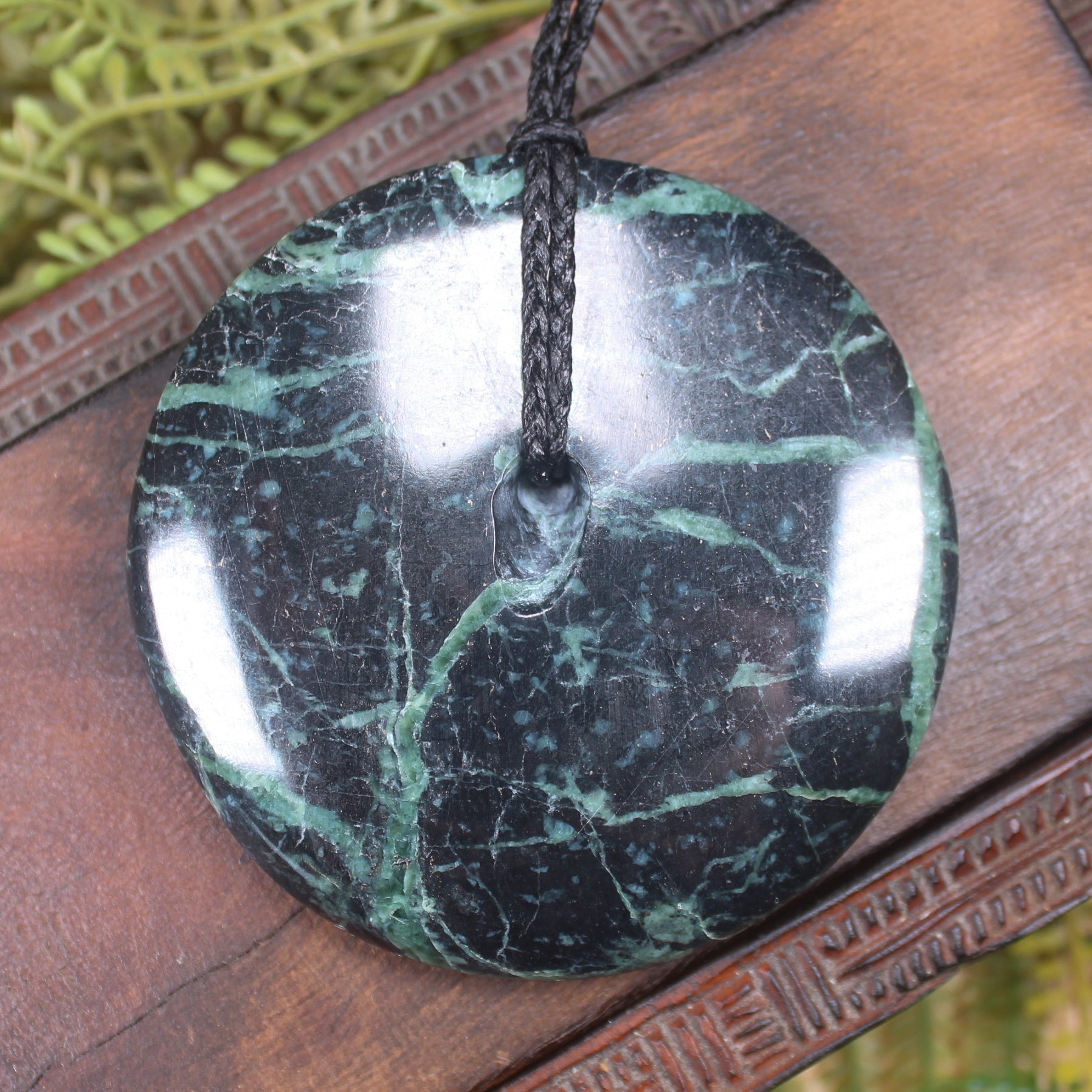 Porowhita carved from NZ Serpentine