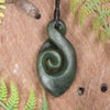 Hapopo Pounamu Twist- NZ Greenstone