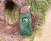 Toki or Adze with Koru carved from Hapopo Pounamu - NZ Greenstone