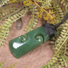 Hapopo Pounamu Toki with Koru - NZ Greenstone