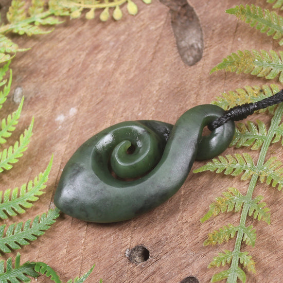 Hapopo Pounamu Twist- NZ Greenstone