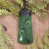 Toki with Koru pounamu pendant - NZ Greenstone