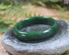 Bangle carved from Hapopo Pounamu - NZ Greenstone