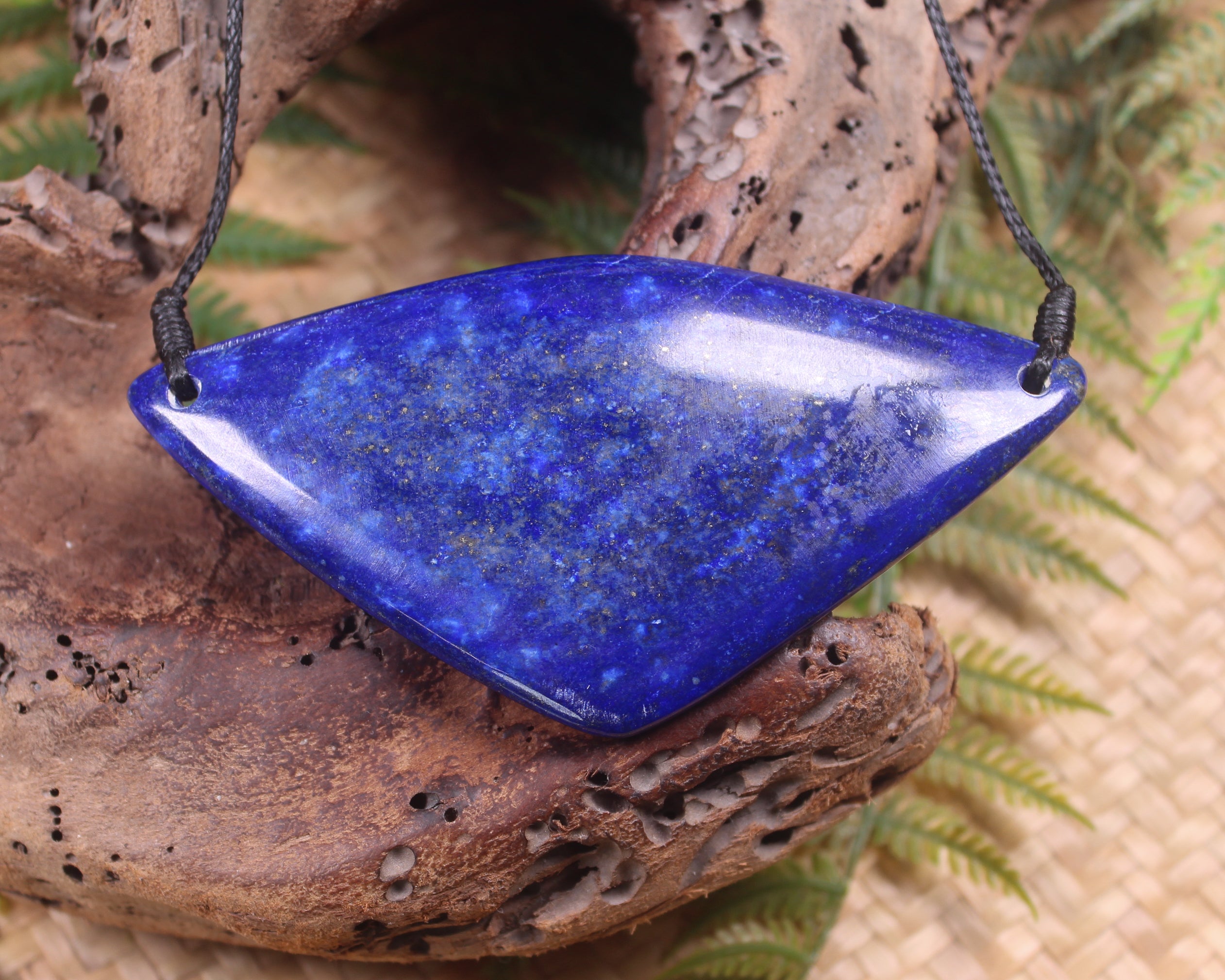 Breastplate or Shield carved from Lapis Lazuli