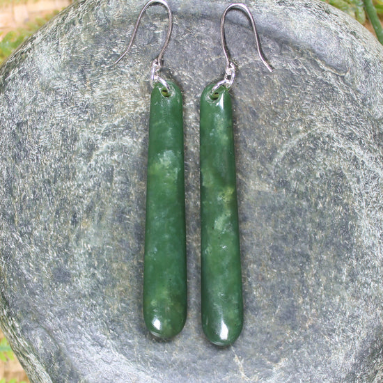 Hapopo Pounamu Earrings