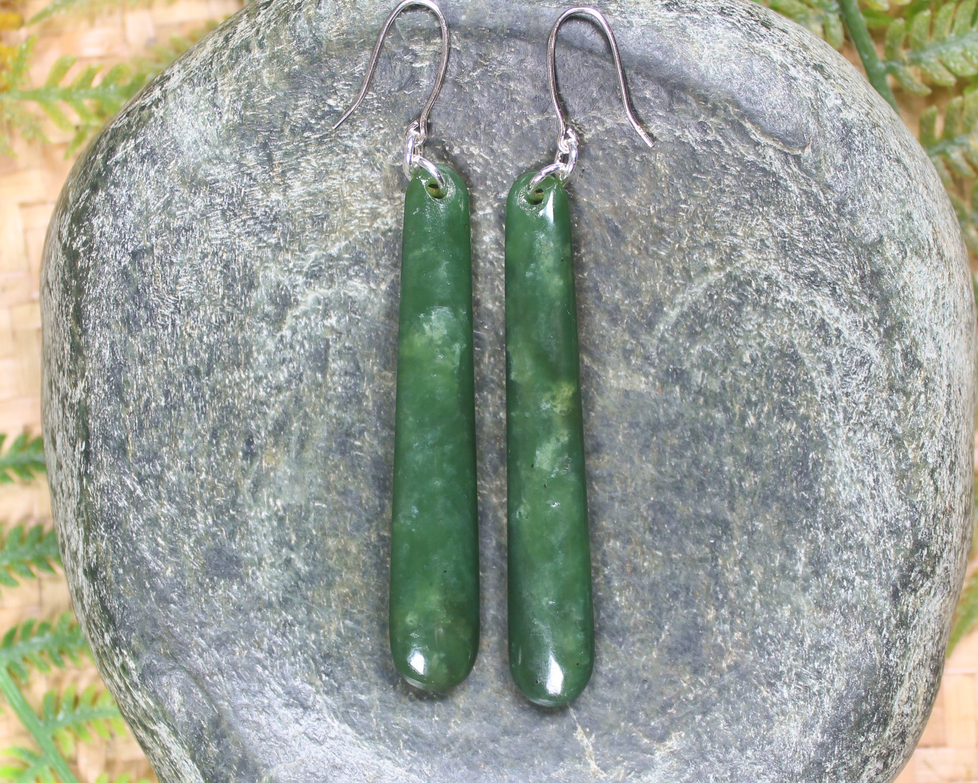 Hapopo Pounamu Earrings