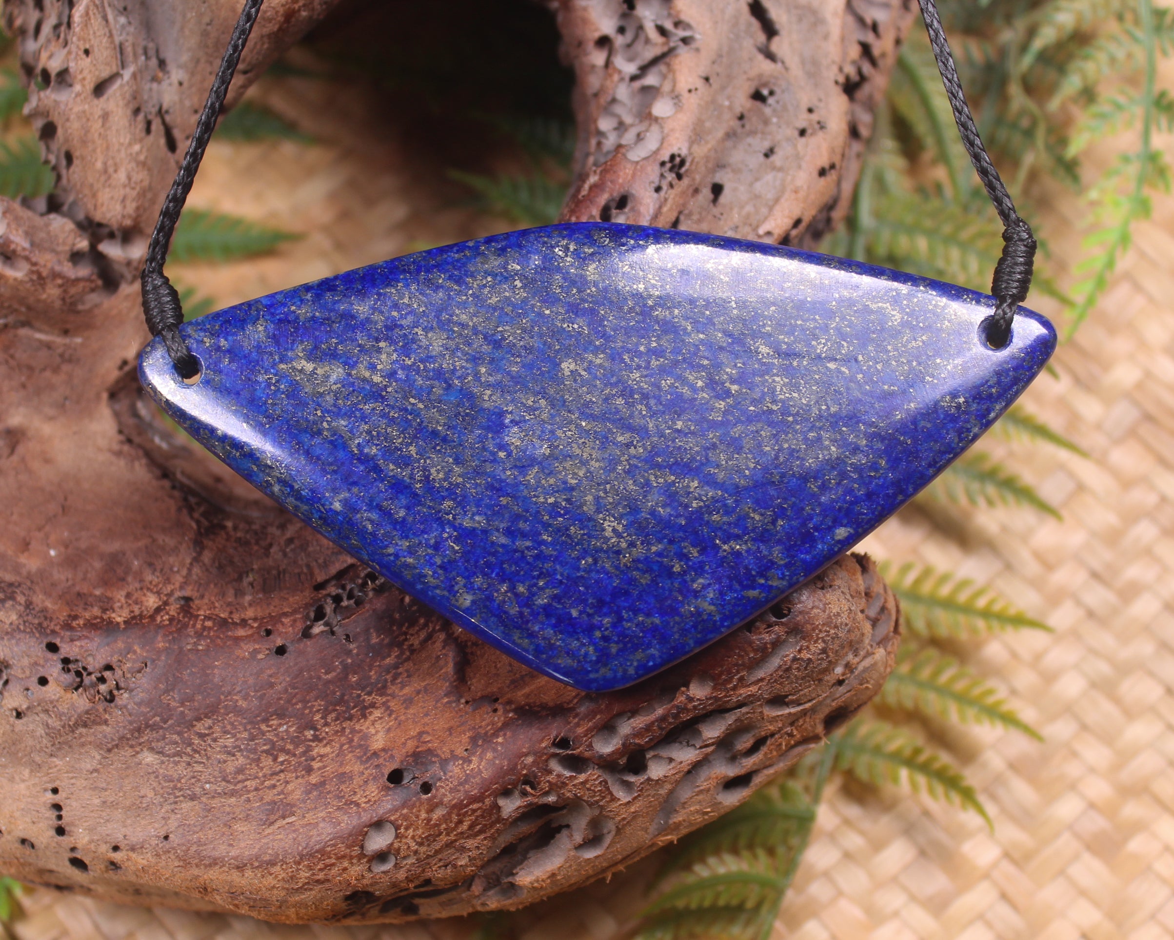 Breastplate or Shield carved from Lapis Lazuli