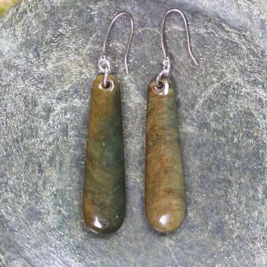 Totoweka Pounamu Earrings