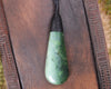 Kawakawa Pounamu Roimata Pendant - NZ Greenstone