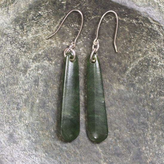 Rimu Pounamu earrings