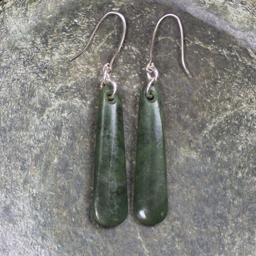 Rimu Pounamu earrings