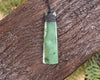 Toki or Adze Pendant carved from Hapopo Pounamu - NZ Greenstone