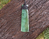 Toki or Adze Pendant carved from Hapopo Pounamu - NZ Greenstone
