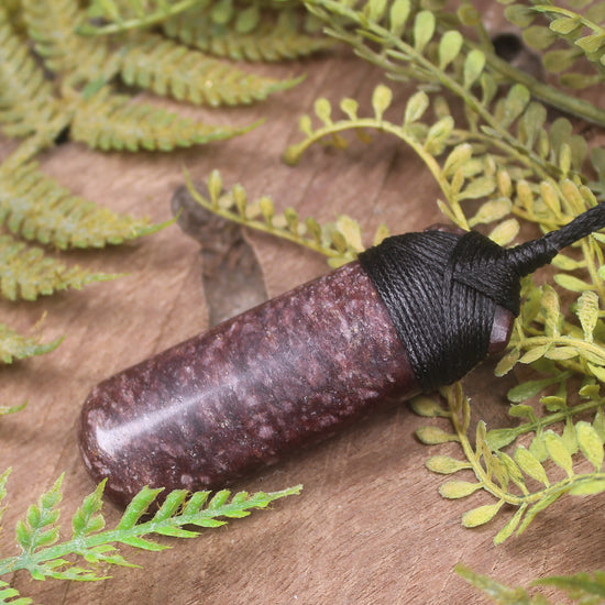 Roimata or Teardrop carved from Aroha Stone