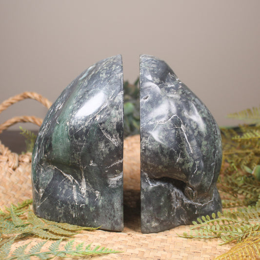 NZ Serpentine Book Ends