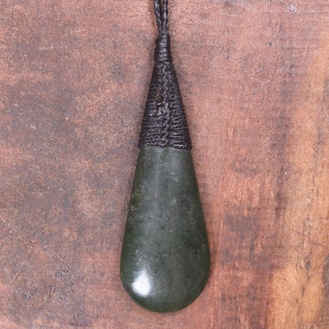 Rimu Pounamu Roimata Pendant - NZ Greenstone