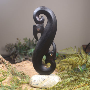NZ Wood Manaia Sculpture