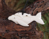 NZ Beef Bone Whale pendant
