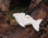 NZ Beef Bone Whale pendant