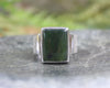 Sterling Silver Rimu Pounamu Ring - NZ Greenstone