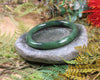 Bangle carved from Hapopo Pounamu - NZ Greenstone