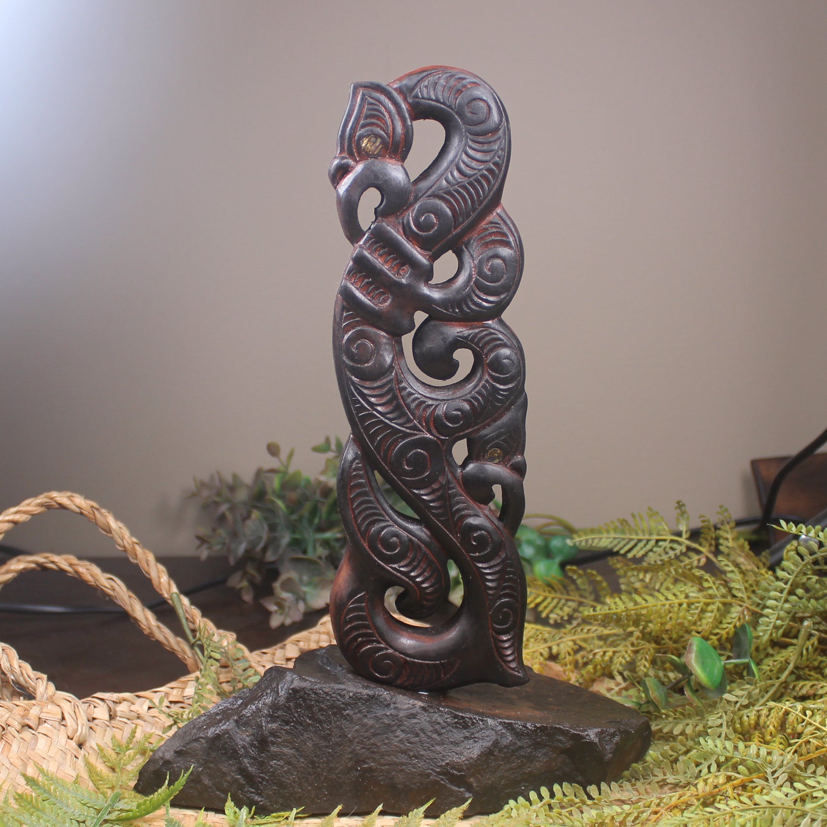 NZ Wood Manaia Sculpture