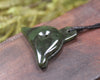 NZ Greenstone Shepard Dog Whistle Pendant (BM181) Rimu Pounamu