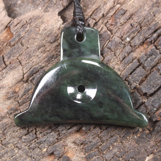 Rimu pounamu dog whistle