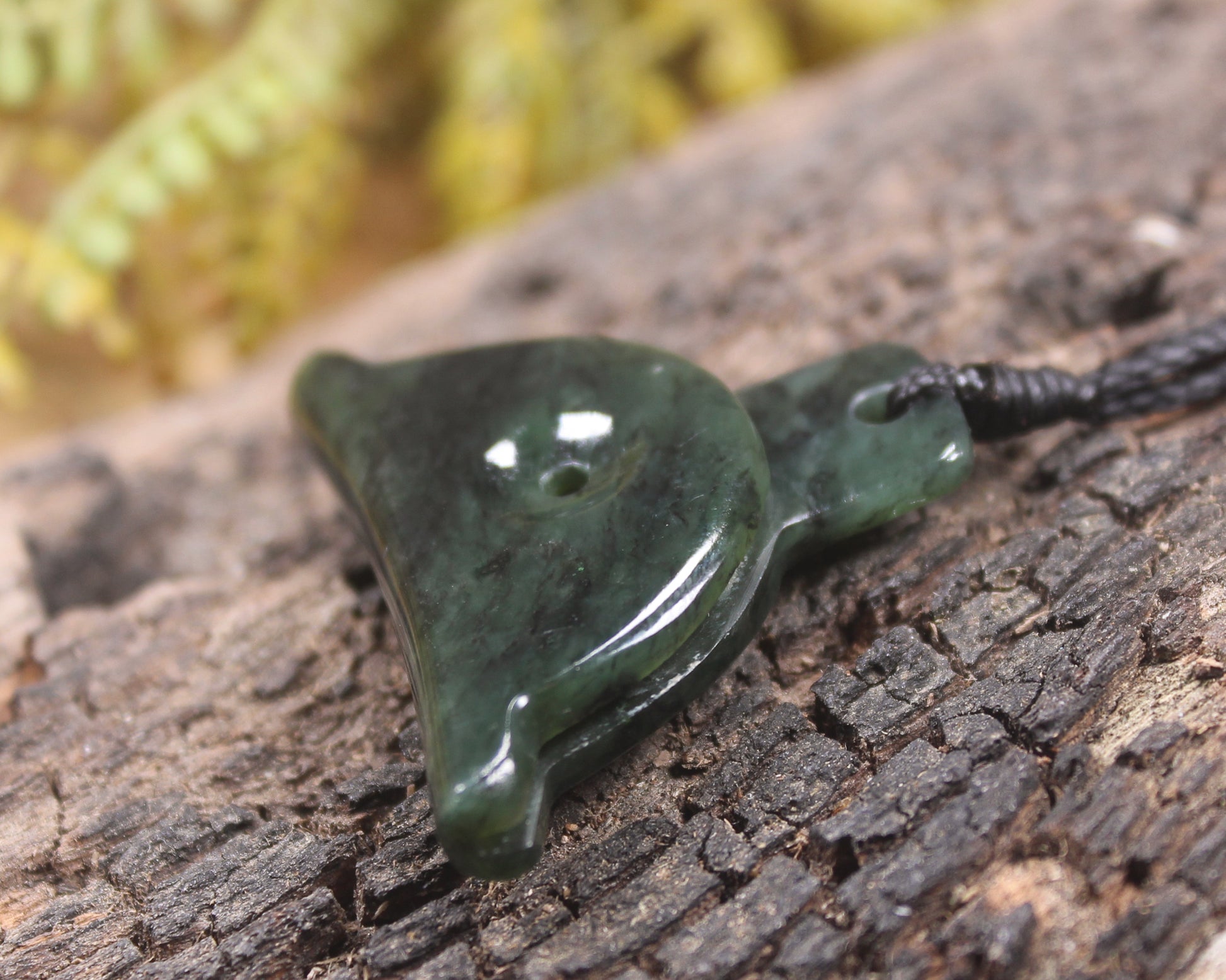Rimu pounamu dog whistle