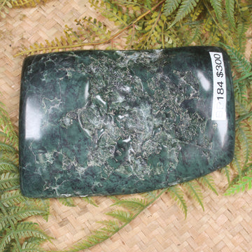 Freeform Serpentine Pounamu Sculpture - NZ Greenstone