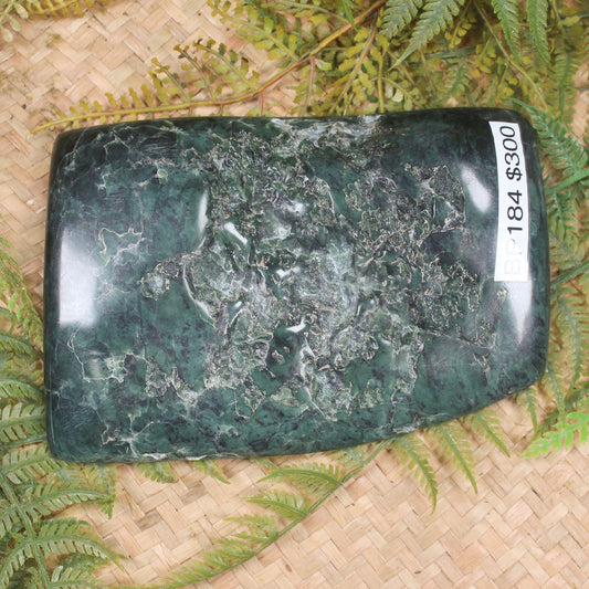 Freeform Serpentine Pounamu Sculpture - NZ Greenstone