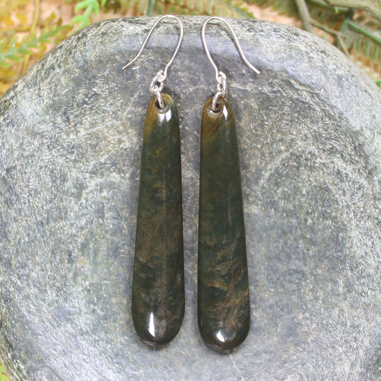 Totoweka Pounamu Earrings