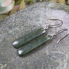 NZ Greenstone Small Roimata Earrings (BM187) Rimu Pounamu
